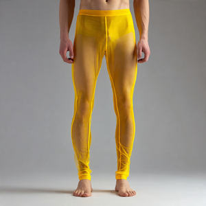 Pantalon transparent à séchage rapide pour homme, pantalon en maille transparente, léger, taille élastique, legging en maille transparente pour homme - Product Image 3