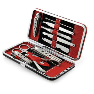 Estuche de Viaje Profesional Personalizado para Manicura y Pedicura, Juego de Acero Inoxidable, Fabricación OEM, Caja de Manicura Duradera, Cuidado Personal, Nueva Llegada - Product Image 1