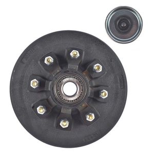 ชุดดรัมเบรกแบบมีคัพ 8 Lug 008 219 04 22004K ขนาด 12 นิ้ว x 2 นิ้ว BC สำหรับดุมเบรกเทรลเลอร์ขนาด 7000 ปอนด์ 8 รู ขนาด 6.5 นิ้ว - Product Image 4