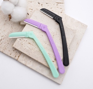 Cuchilla para Dar Forma a las Cejas, Raspador de Cejas, Maquinilla de Afeitar Facial con Cubierta, Kit de Depilación Facial, Belleza - Product Image 2