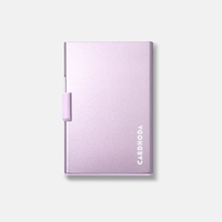 Portefeuille en aluminium magnétique Magsafe pour téléphone, porte-cartes de crédit antivol fin en gros - HMS002