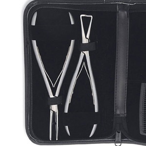 Kit de Herramientas para Extensiones de Cabello, Juego de Pinzas Profesionales para Extensiones de Cabello con Clips para Extensiones de Cabello, Color Oro Rosa, Duradero, Calidad Profesional - Product Image 4