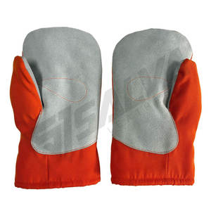 Guantes de Trabajo de Cuero para Hombre y Mujer, Guantes de Seguridad para Jardinería, Construcción, de Piel de Vaca, Económicos - Product Image 2
