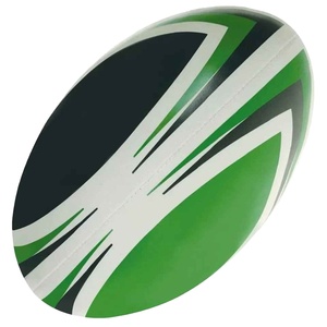Ballon de rugby américain en cuir PU et caoutchouc avec logo personnalisé, chambre à air en latex, 3 couches, taille 9, vente en gros - Product Image 4
