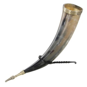 Jarra Vikinga Medieval Hecha a Mano con Cuerno de Búfalo, Acabado Realista, Diseño Tradicional, NEHA ENTERPRISES - Artículo Coleccionable para Beber Cerveza - Product Image 2