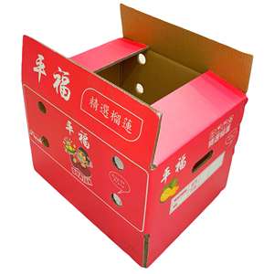 Boîte en carton ondulé 5 couches étanche double face OEM/ODM pour durian, épaisseur 5 mm, matériaux recyclés rainurés, taille 45*41*21, transport aérien et maritime - Product Image 3