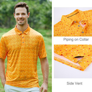 Customizable Summer for <b>Polo</b> Shirts for Men High Quality Polyester/Cotton Golf Shirts Available in Plus Sizes with Printed - Product Image 4