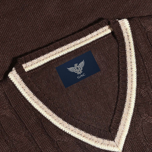 Pull en maille col V pour homme, manches longues, doux, respirant, séchage rapide, anti-boulochage, léger, côtelé, décontracté, hiver, élégant, bureau - Product Image 3