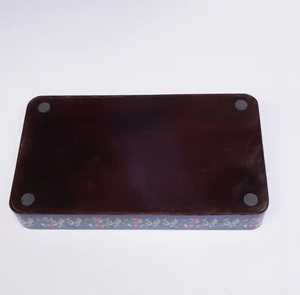 Plateau de service rectangulaire en bois laqué avec motif chameau et palmier, à un seul niveau, multifonctionnel pour salle de bain, bureau, vaisselle - Product Image 4