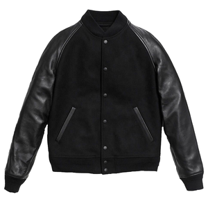 Veste d'hiver pour homme, col montant, coupe décontractée, usage quotidien, respirante, antibactérienne, écologique, 100% laine sur le devant - Product Image 6