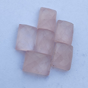 Cuarzo Rosa Natural, Corte Rectangular, Calibrado, Gema Natural Suelta - Product Image 5
