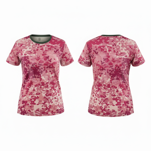 Ropa de Moda, Camiseta Casual con Estampado de Camuflaje, Cuello Redondo, Manga Corta, Algodón, Ropa de Verano para Exteriores - Product Image 6