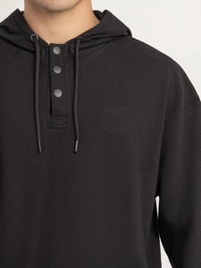 Sudadera con Capucha de Tela Acolchada de Primera Calidad OEM para Hombre, Sudadera de Algodón, Venta al por Mayor, Personalizada con Impresión Puff, Bordado de Logotipo - Product Image 6