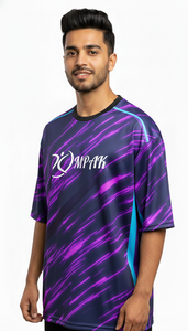 เสื้อยืดพิมพ์ซับลิเมชันขนาดใหญ่พิเศษสำหรับผู้ชายเสื้อผ้าแนวสตรีทแบบเรียบง่ายใส่ได้ทุกวัน - Product Image 4