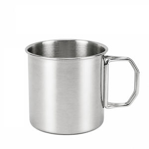 Custom Logo Wholesale Stainless Steel Camping <b>Mug</b> Outdoor Travel Coffee Cup Stainless Steel Water Tumbler Metal Beer <b>Mug</b> - Product Image 1