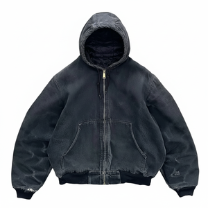 Nueva Llegada, Mejor Precio, Sudadera con Capucha Corta, Holgada, con Cierre, de Felpa, Lavada al Ácido, Ecológica, para Hombre y Mujer - Product Image 2