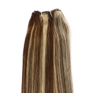 100% Remy Weft Straight Highlighted Full Lace <b>Wig</b> <b>Long</b> Highlighted Hair Natural Wave Texture Human Weft Customizable Hair - Product Image 4