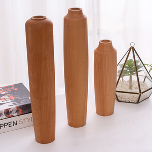 Florero Ligero de Madera Maciza para Sala de Estar, Flores Secas, Decoración del Hogar, Regalo Grande para el Día de la Madre, MULTI CRAFT - Product Image 5