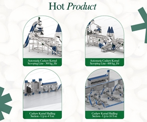 Planta Procesadora de Nueces de Anacardo Oscar Cashew Tech de 13 Toneladas, Totalmente Automática, Controlada por PLC, Acero Inoxidable 304, Trifásica, 400V, 1 Año de Garantía, Probada - Product Image 2
