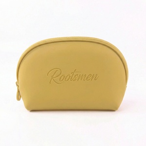 Rootsmen AA5477 Water Resistant Waterproof Zipper Hanging Custom Logo Fashion PVC Embossing Travel Cosmetic Bag Small Capacity - Product Image 2