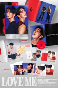 SHOWNU X HYUNGWON LOVE ME Photobook Ver EP Album Officiel Kpop CD Album Photobook Photocard Poster Édition Limitée Cadeau - Product Image 4