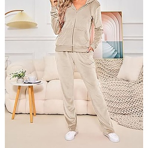 Pantalones de chándal Conjuntos Jogger Sudadera con capucha Pantalones de chándal Conjuntos Jogger Pantalones Cargo Chándales Unisex Trajes de chándal Conjunto de 2 piezas Chándal - Product Image 5