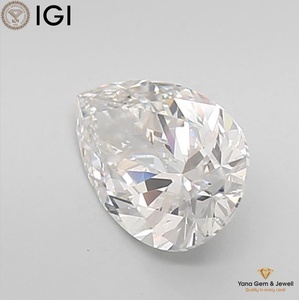 Diamant cultivé en laboratoire CVD, 2,00 carats, couleur F, clarté VVS1, forme poire, certifié IGI, pour pendentif exquis - Product Image 6