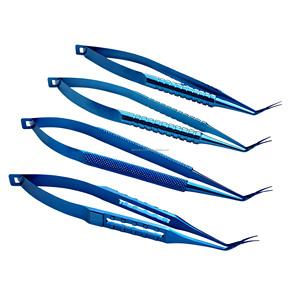 Ensemble de micro-pinces et porte-aiguilles en titane anodisé pour interventions microchirurgicales délicates - Fournisseur en gros - Product Image 1