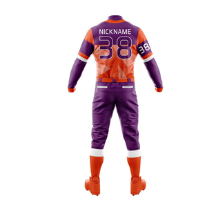 Nuevo Conjunto de Uniforme de Béisbol 100% Poliéster para Hombre, Personalizable con Nombres y Números de Equipo, Absorbe la Humedad, Secado Rápido, Transpirable, Estampado - Product Image 4