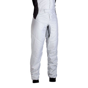 Combinaison de karting personnalisable grande taille, blanche, avec fermeture éclair avant, légère, respirante, coupe-vent, en polyester/nylon, OEM - Product Image 5