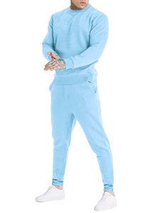 Sweat-shirt élégant pour homme, ensemble de jogging décontracté, sweat-shirt à capuche et pantalon de jogging à manches longues, ensemble de jogging 100% coton pour homme - Product Image 5