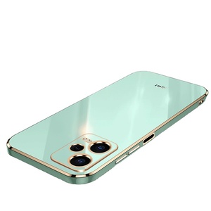 Coque de téléphone fine en TPU avec électrodéposition carrée 6D XINLI pour MOTO G73/G84/G54, coque arrière tendance - Product Image 1