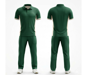 <b>Cricket</b> Sportswear Wholesale Supplier with Full Sublimation Printing |Men Women Youth <b>Cricket</b> Wears Polo Shirt and Trouser - Product Image 2