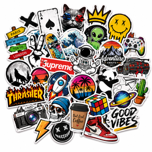 Custom Eco-Friendly PVC <b>Vinyl</b> Stickers Waterproof Self Adhesive Decals Digital Printing Business Branding Packaging Promotional - Product Image 2