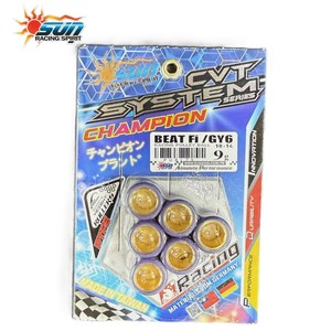 Juego de Rodillos Variadores CVT SUN RACING BEAT FI 18x14mm 9G, Nuevos, Alta Durabilidad, Piezas de Rendimiento de Taiwán, 6 Piezas para Scooter - Product Image 5
