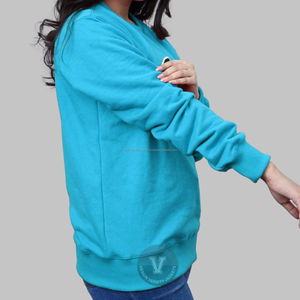 TOP qualité équipage polaire sweat lavé à l'acide hommes couleur unie vêtements de rue sweat hommes bambou coton tricoté pull - Product Image 5