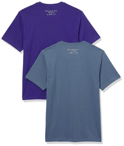 Camisetas de Moda Personalizadas para Hombre, Cuello en V, Algodón Liso, Color Azul, Manga Larga, Casual, Vintage, Secado Rápido, Suaves y Transpirables - Product Image 2