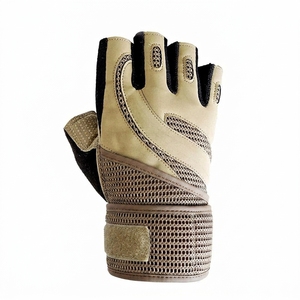 Summer Unisex Cycling Gloves Breathable Polyester Non <b>Slip</b> <b>Half</b> Finger Hook Loop Bike Riding Fitness Outdoor Sports Gloves - Product Image 3