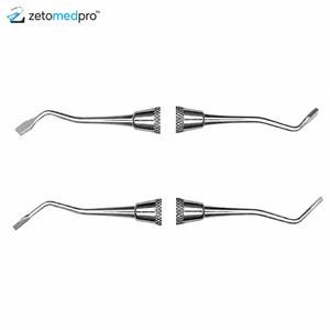 เครื่องมืออุดฟันสเตนเลสสตีลแบบมีฟันเลื่อยและไม่มีฟันเลื่อย รุ่น Professional Dental 0/1 ยี่ห้อ OEM Zetomed Pro - Product Image 4