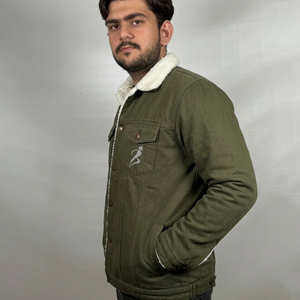 Veste en jean décontractée pour homme de haute qualité, style hip-hop, avec motif lettres, pour l'hiver - Product Image 6