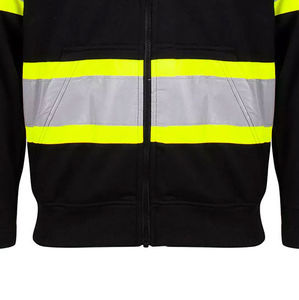 Ropa de Trabajo Personalizada al por Mayor, Ropa de Trabajo de Alta Visibilidad, Sudadera de Construcción, Sudaderas con Capucha de Seguridad Reflectantes de Alta Visibilidad para Hombre - Product Image 4
