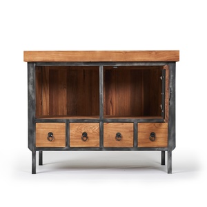 ตู้ครัวอเนกประสงค์ปรับแต่งได้ทันสมัยสำหรับเก็บอาหารผักสำหรับห้องนั่งเล่นบ้านฟาร์มโรงแรม - Product Image 3