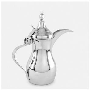 Cafetera Árabe Tradicional Dallah de Acero Inoxidable, Tetera Plateada para Gahwa, Estilo Oriental para Majlis y Restaurantes - Product Image 5