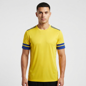 Custom New Breathable 100% Polyester Heat-Transfer Printed Crew Neck Unisex <b>Soccer</b> Jersey Football Kits Full Set Adult Uniforms - Product Image 2