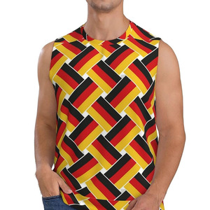 Fabricant de débardeurs et de gilets d'entraînement athlétiques respirants 100 % coton pour hommes avec logo personnalisé (275 GSM) - Product Image 6