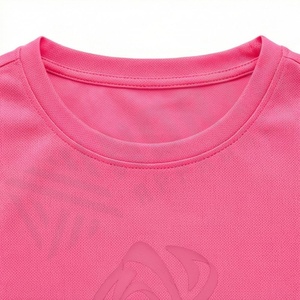 เสื้อยืดครอปคอกลมแขนสั้นผ้าฝ้ายคุณภาพสูงสำหรับผู้หญิง สวมใส่สบาย ระบายอากาศได้ดี สีสันปรับแต่งได้ - Product Image 4