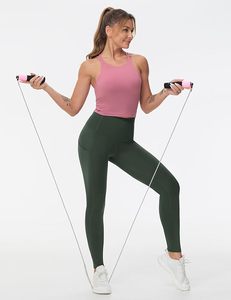 Leggings Deportivos de Cintura Alta para Mujer, Sin Costuras, Suaves, para Yoga y Entrenamiento, con Estampados Personalizados, Leggings de Cintura Media al Por Mayor - Product Image 4