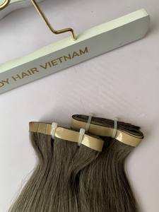 Vente en gros d'extensions de cheveux à la kératine vietnamienne 100% naturelle bande de vague profonde lâche dans les cheveux vierges non transformés - Product Image 5