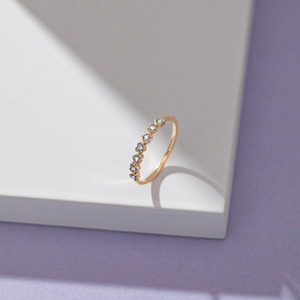 แหวนเพชรรูปหัวใจแบบวงแหวนจาก Lab Grown Diamond - Product Image 6