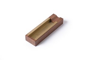 Accesorios para Fumar, Cenicero de Bolsillo Portátil de Madera, Sin Ceniza de Cigarrillos, para Oficina, Auto, Hogar, Logotipo Personalizado - Product Image 1